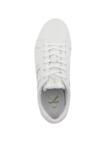 Calvin Klein Sneaker low Jeans Classic Cupsole Fluo Contrast in weiss