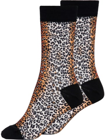 Queen Kerosin Socke "Aop Socken "Wild Leo"" in Multicolor