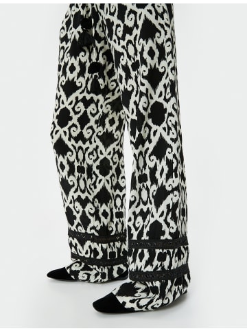 KOTON Hose in Schwarz Gemustert