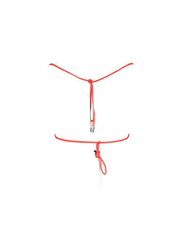 Karl Lagerfeld Roter Polyamid-Badeanzug