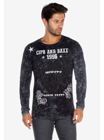 Cipo & Baxx Sweatshirt in Black