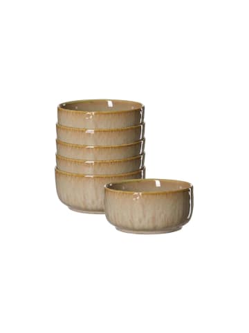 Ritzenhoff & Breker 6er Set Beilagenschalen Tortosa ø 12 cm braun in braun
