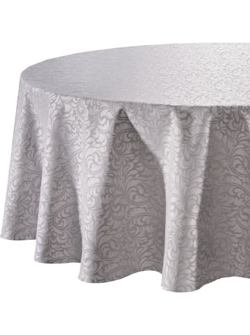 Erwin Müller Jacquard, Baumwollmischung, Gewebt Tischdecke Hamm in silber