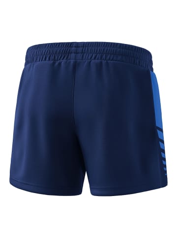 erima Six Wings Shorts in new navy/new royal