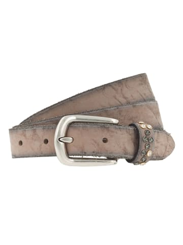 b.belt Gürtel Leder in creme