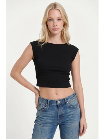 Alexa Dash Blouse in Schwarz