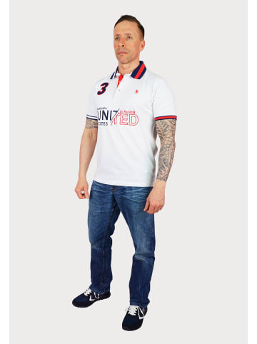 U.S. Polo Assn. Poloshirt in weiss