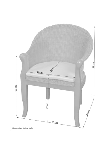 möbel-direkt Rattansessel Berta in beige