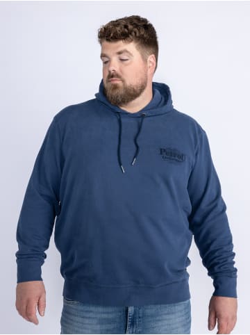 Petrol Industries Bequemer Hoodie in Plus Size Aquatic in Blau