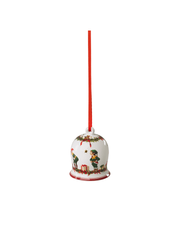 Villeroy & Boch Jahres-Glocke Annual Christmas Edition in Bunt in bunt