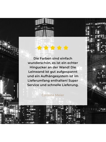 MuchoWow Leinwand bilder Brooklyn Bridge (BxH)