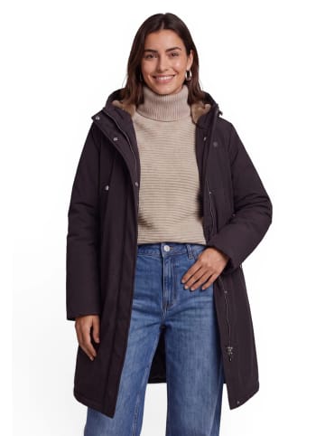 Zero  Wintermantel wattiert in Black Beauty