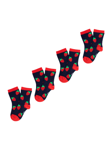 Unabux Freizeitsocken Prints in TINY STRAWBERRY