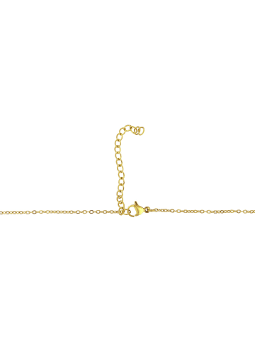 Adeliás Damen Halskette mit Anhänger – aus Edelstahl in gold
