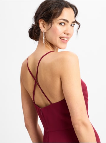 Marie Lund Damen Abendkleid in bordeaux - 0001