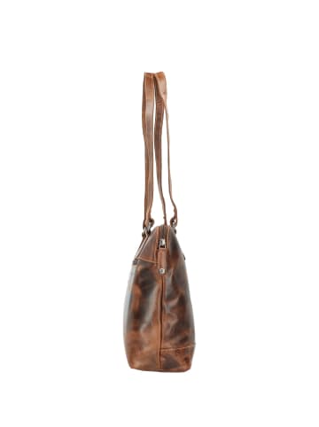 Billy the Kid Ranger Schultertasche Leder 38 cm brown