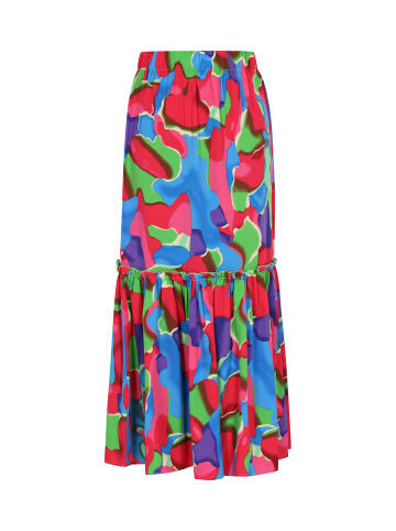 IZIA Women Skirt in pink multicolor