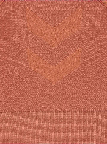 Hummel Hummel T-Shirt Hmltif Yoga Damen Dehnbarem Schnelltrocknend Nahtlosen in APRICOT BRANDY