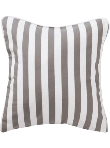 Erwin Müller Edel-Flanell Kuschelkissenbezug in silber-weiß