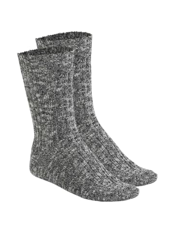 Birkenstock Socken 2er Pack in Schwarz/Grau