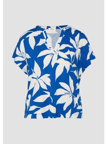 s.Oliver T-Shirt in 56A2_royalblau
