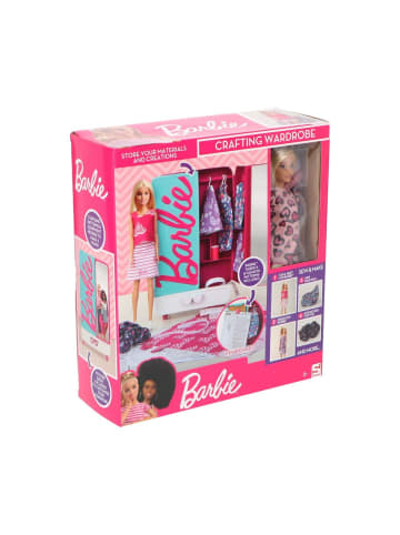 Barbie Kleiderschrank mit Barbie-Puppe Modewelt für Kinder