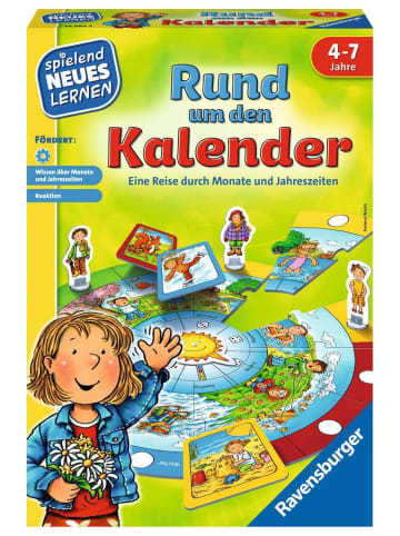 Ravensburger Lernspiel Rund um den Kalender - Kinderspiel ab 4 Jahre 4-7 Jahre in bunt