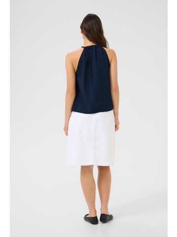 Cream Kurzarm-Bluse CRElora A-shape in Navy Blazer