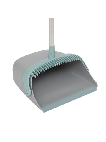 5five Simply Smart Besen mit Kehrschaufel in grau