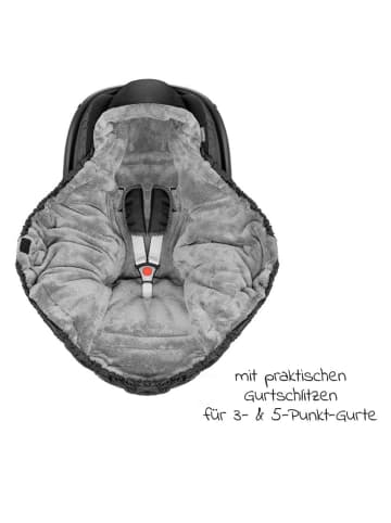 Zamboo Einschlagdecke für Babyschale (Maxi-Cosi, Cybex, Hauck, in schwarz