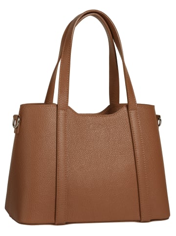 Cluty Handtasche in cognac