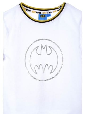 Batman T-Shirt The Dark Knight Kurzarm in Weiß