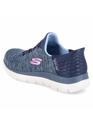Skechers Sneaker SLIP INS DAZZLING HAZE in blau