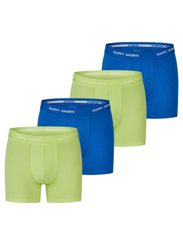Happy Shorts Retro Boxer Neon in neon lime/blue