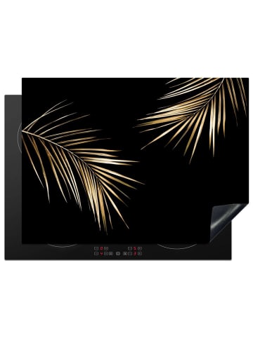 KitchenYeah Herdabdeckplatte Goldene Blätter