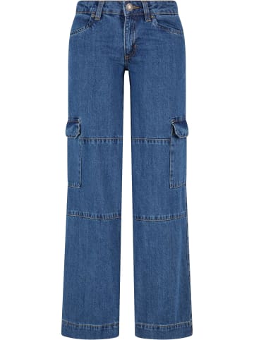 Urban Classics Jeans in mid indigo washed