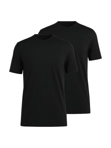 OLYMP  T-Shirt 2er Pack in Schwarz