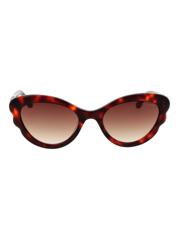 Ted Baker Damen Sonnenbrillen Katzenauge Braun