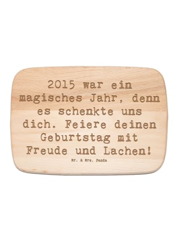 Mr. & Mrs. Panda Holzbrett Spruch 2015 Geburtstag mit Spruch in Transparent