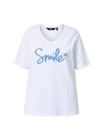 Ulla Popken Shirt in schneeweiß