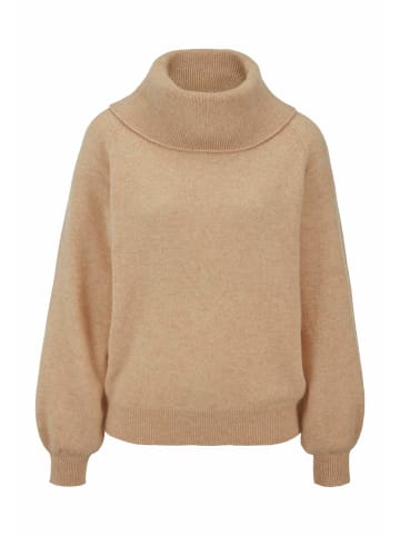 Hessnatur Hessnatur Strick-Pullover Relaxed aus Cashmere mit Recyclinganteil in goldsand