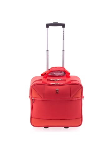 Gladiator 2100 2 Rollen Pilotentrolley 36 cm Laptopfach in red