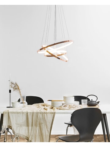 Beliani Pendelleuchten ATREK in Roségold - (W) 50 x (H) 108 x (L) 50 cm
