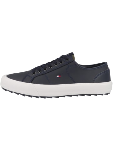 Tommy Hilfiger Sneaker low Core Vulcanized Cleated Leather in dunkelblau