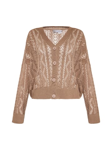 Usha Damen Cardigan in Taupe