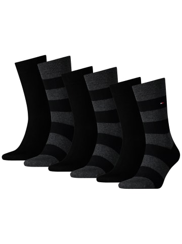 Tommy Hilfiger Socken 6er Pack in Schwarz