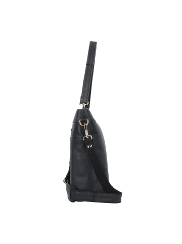 Plevier Structure Millau Schultertasche Leder 43 cm Laptopfach schwarz
