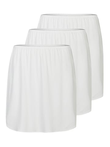 Nina von C. 3er Pack Halbrock Länge in weiss