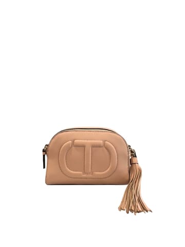 Twinset Mehrfarbig Pink Kunst- Leder Damen Umhänge-