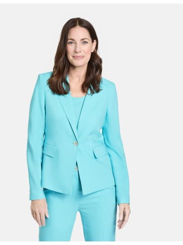 Gerry Weber Blazer Langarm gefüttert in Aqua Splash